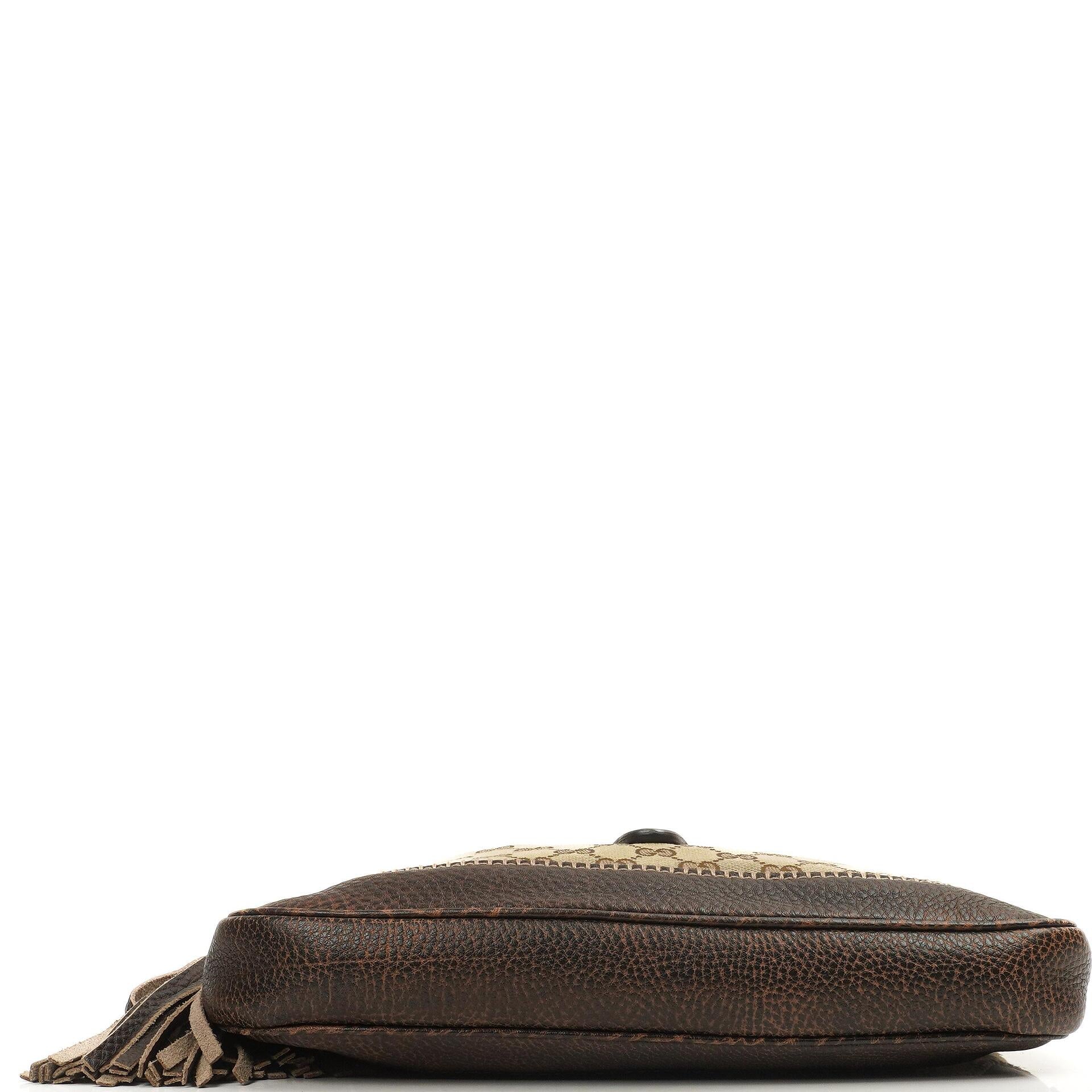 Gucci New Jackie Medium Hobo Bag GG Monogram Braun