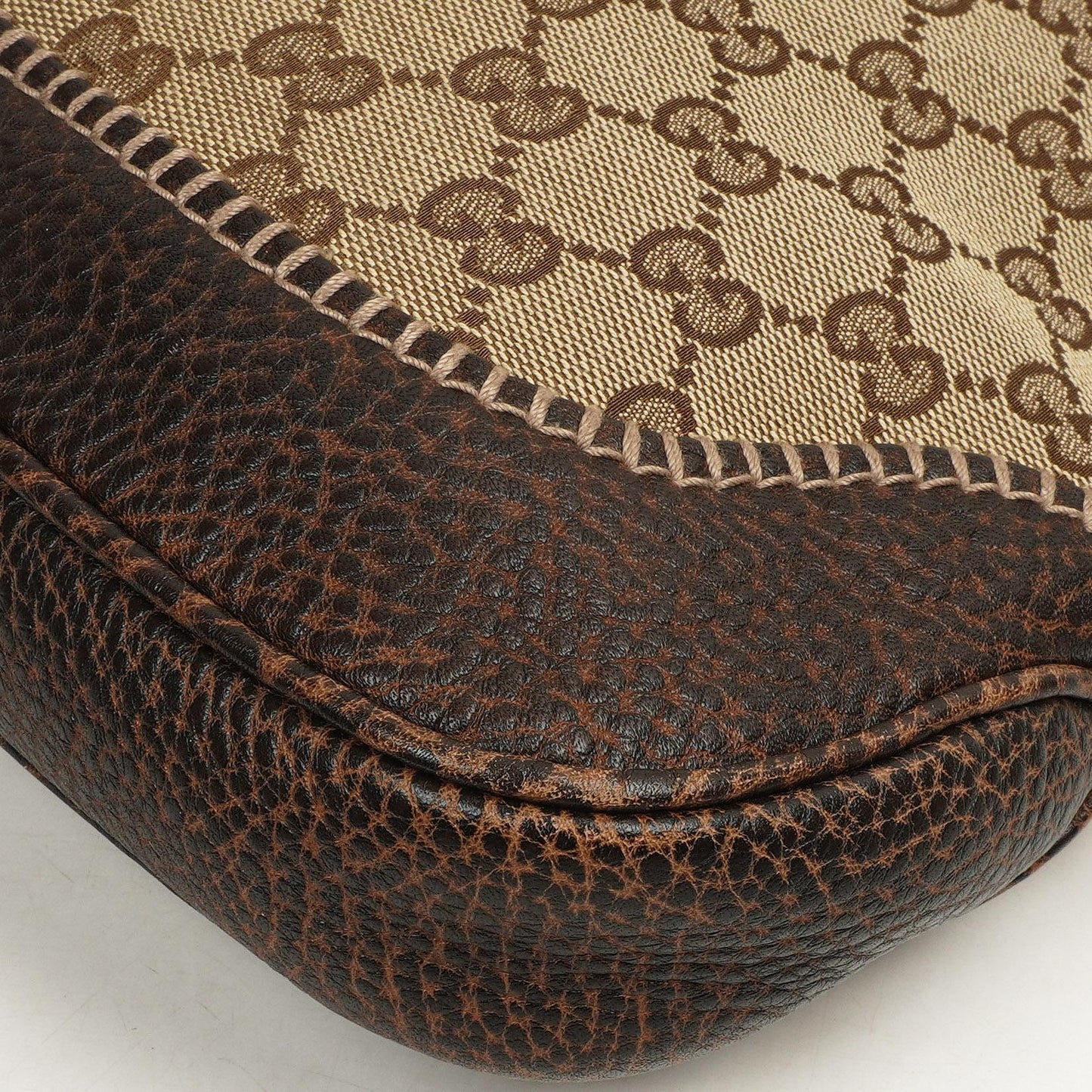 Gucci New Jackie Medium Hobo Bag GG Monogram Braun