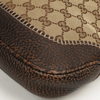 Gucci New Jackie Medium Hobo Bag GG Monogram Braun