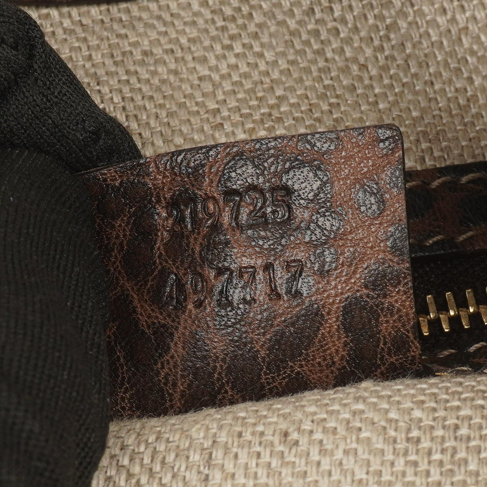 Gucci New Jackie Medium Hobo Bag GG Monogram Braun