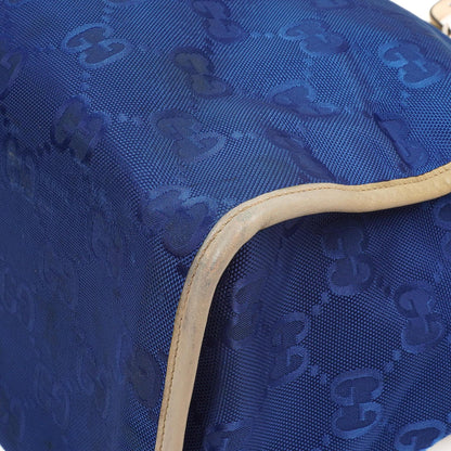 Gucci Off The Grid Tote Tasche Orient Blau GG Econyl Nylon Monogram Groß