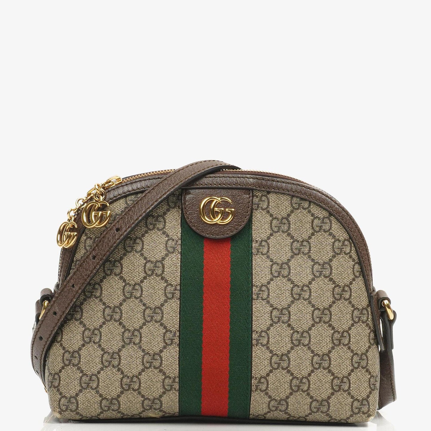 Gucci Ophidia Dome Kleine Web GG Supreme Monogram Schultertasche