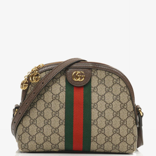 Gucci Ophidia Dome Kleine Web GG Supreme Monogram Schultertasche