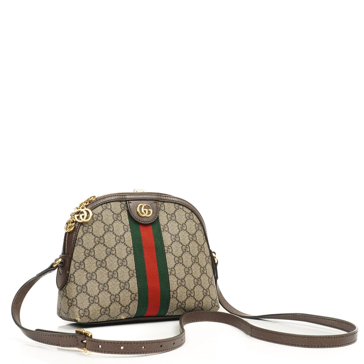 Gucci Ophidia Dome Kleine Web GG Supreme Monogram Schultertasche
