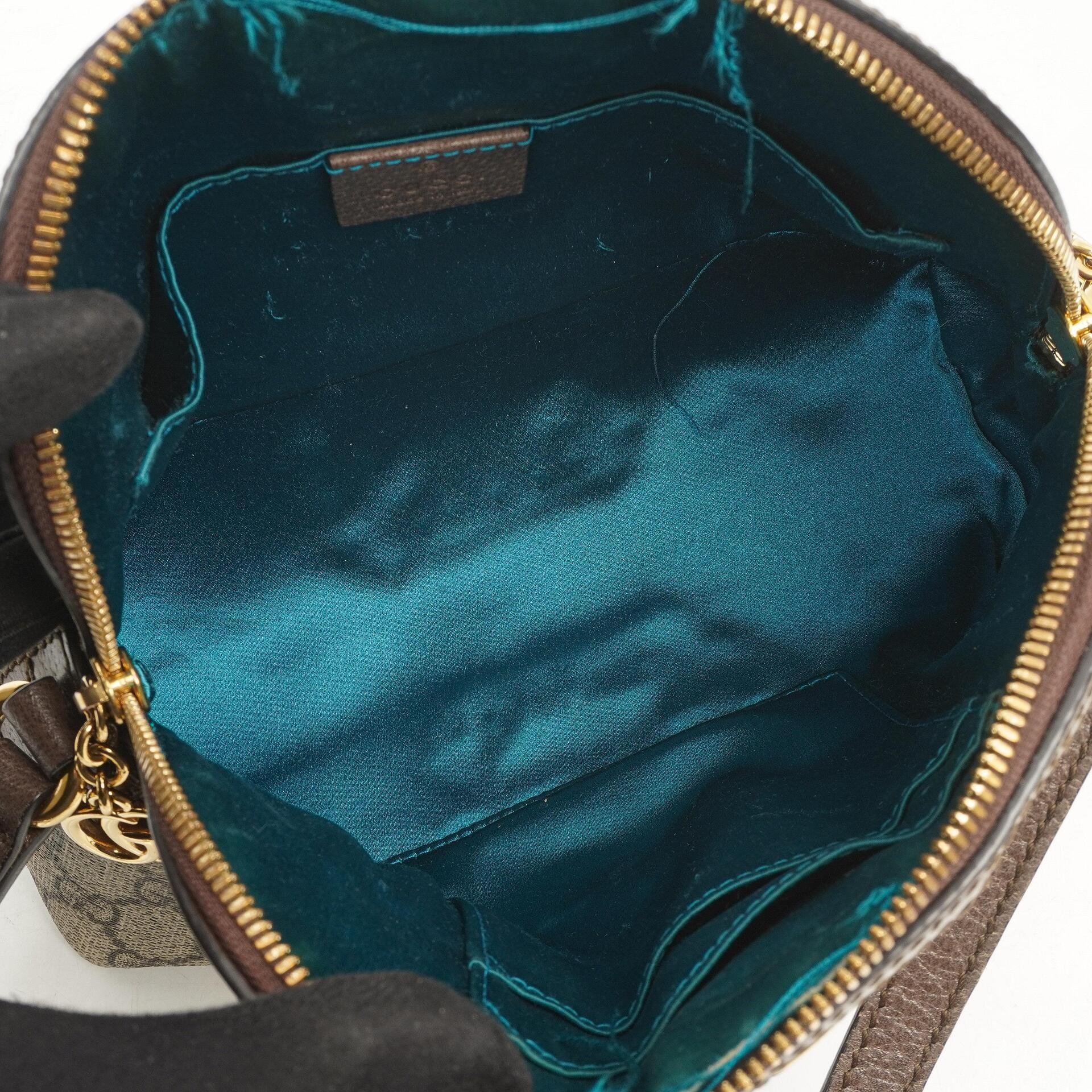 Gucci Ophidia Dome Kleine Web GG Supreme Monogram Schultertasche