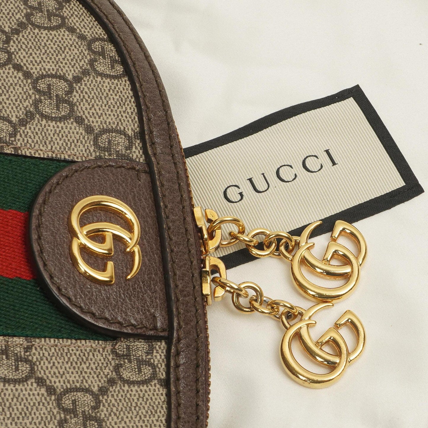Gucci Ophidia Dome Kleine Web GG Supreme Monogram Schultertasche