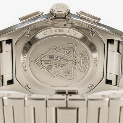 Gucci Pantheon Chronograph aus Edelstahl
