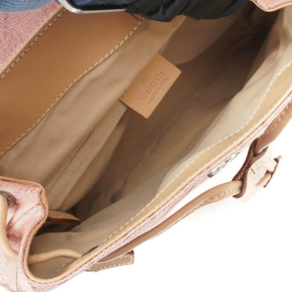 Gucci Pink GG Canvas Monogram Rucksack