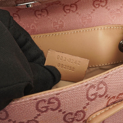 Gucci Pink GG Canvas Monogram Rucksack