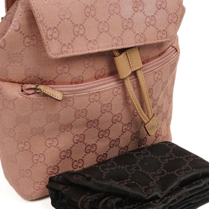 Gucci Pink GG Canvas Monogram Rucksack