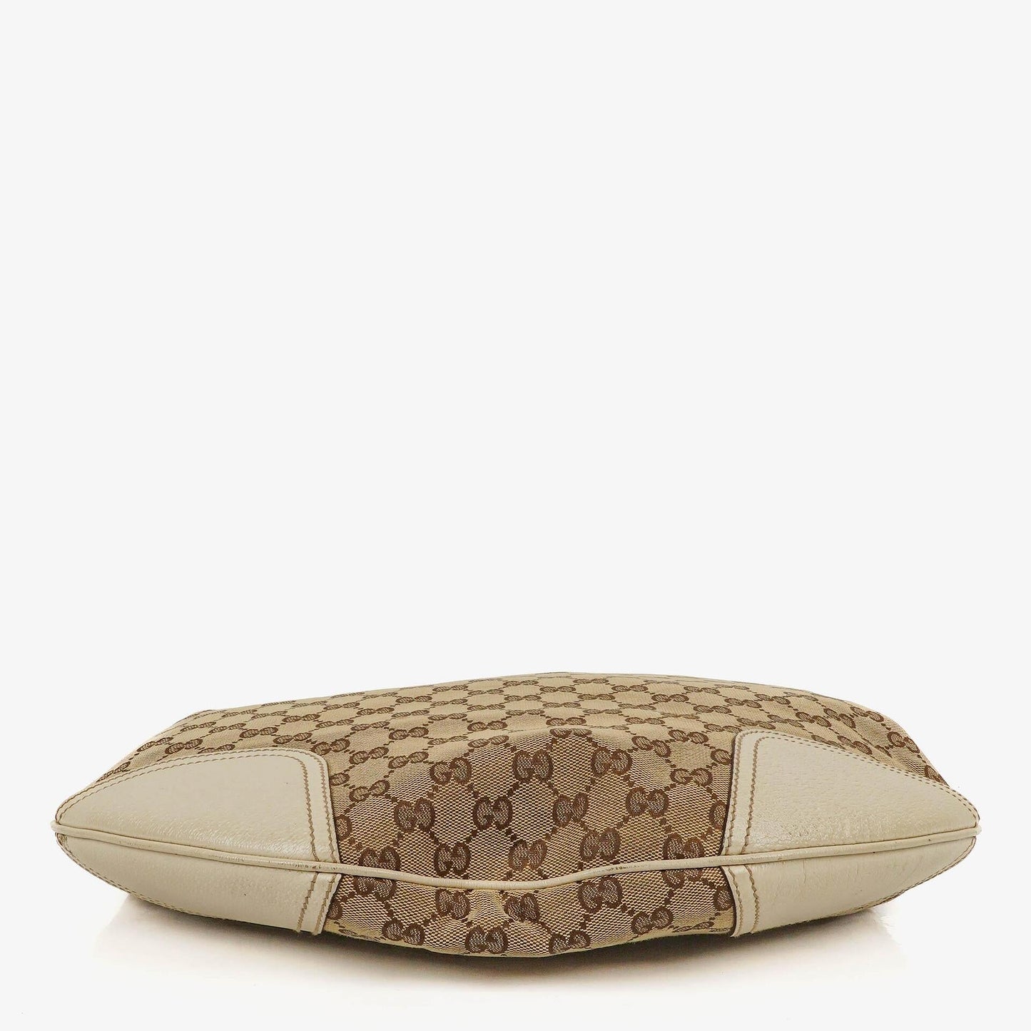 Gucci Princy Hobo-Tasche aus Beige/Ebony GG-Stoff