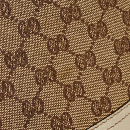 Gucci Princy Hobo-Tasche aus Beige/Ebony GG-Stoff