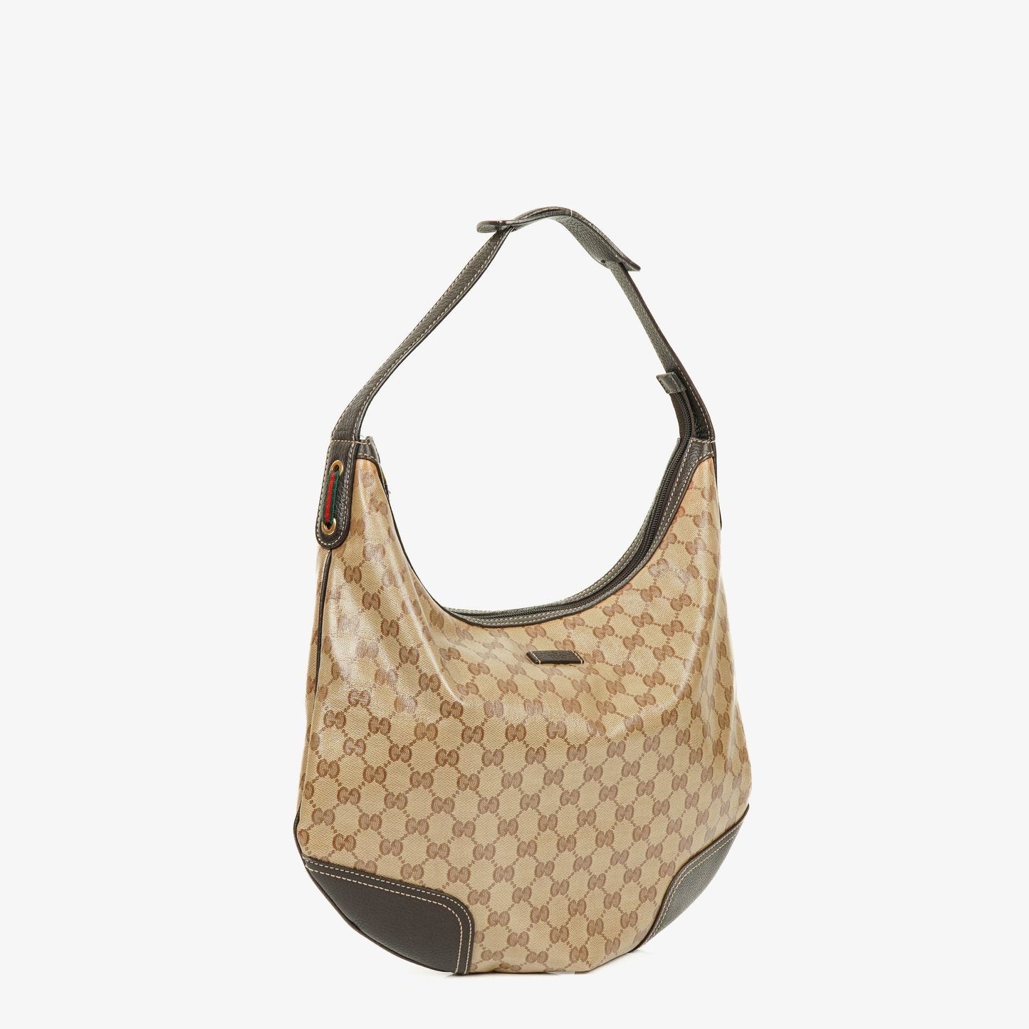 Gucci Princy Hobo Bag aus GG Crystal beschichtetem Canvas