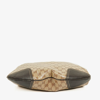 Gucci Princy Hobo Bag aus GG Crystal beschichtetem Canvas
