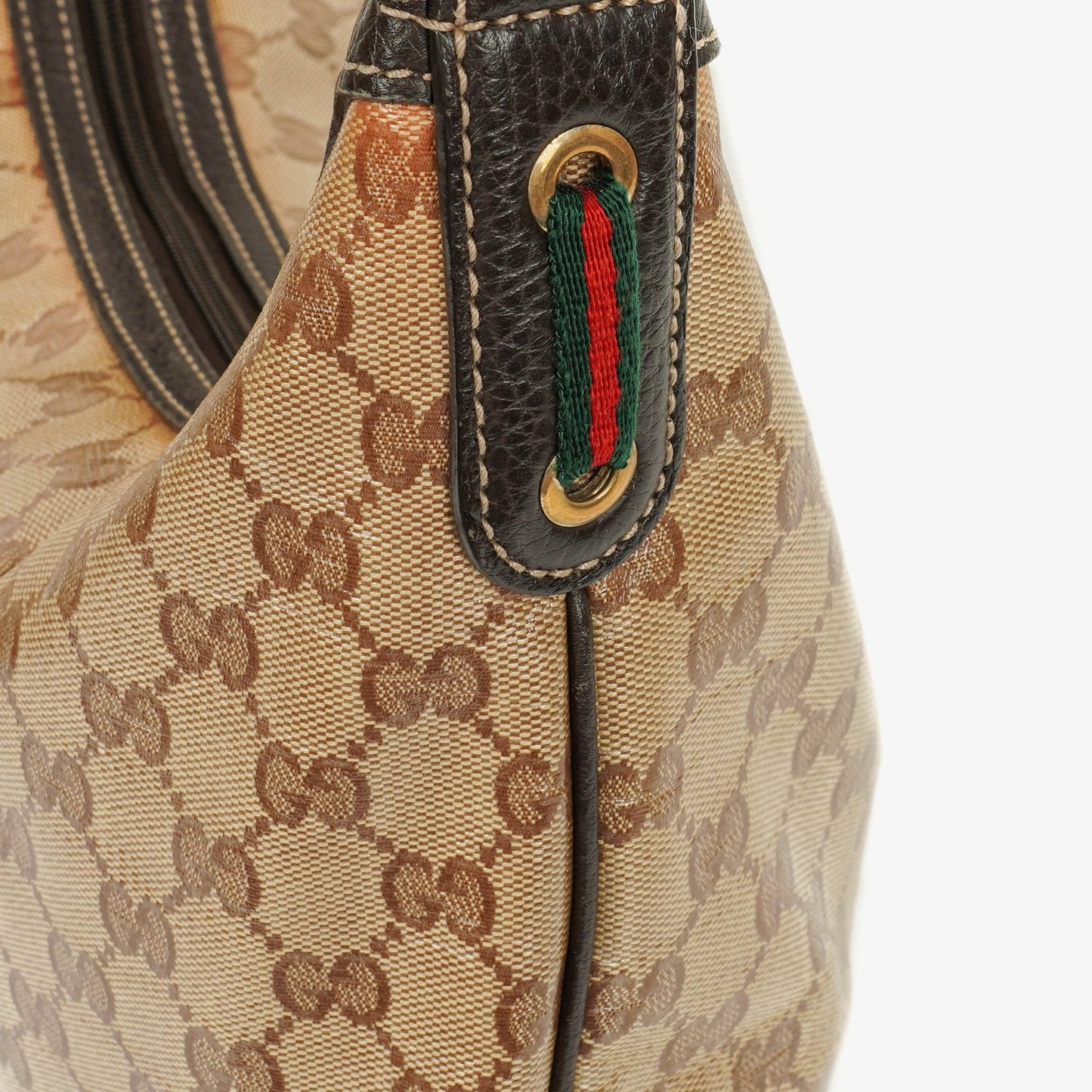 Gucci Princy Hobo Bag aus GG Crystal beschichtetem Canvas