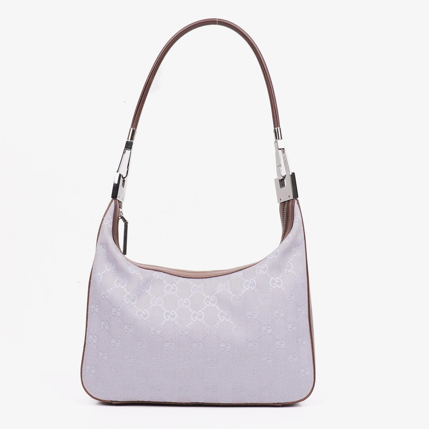 Gucci Lila GG Canvas Schulter-Hobo-Tasche