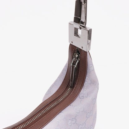 Gucci Lila GG Canvas Schulter-Hobo-Tasche