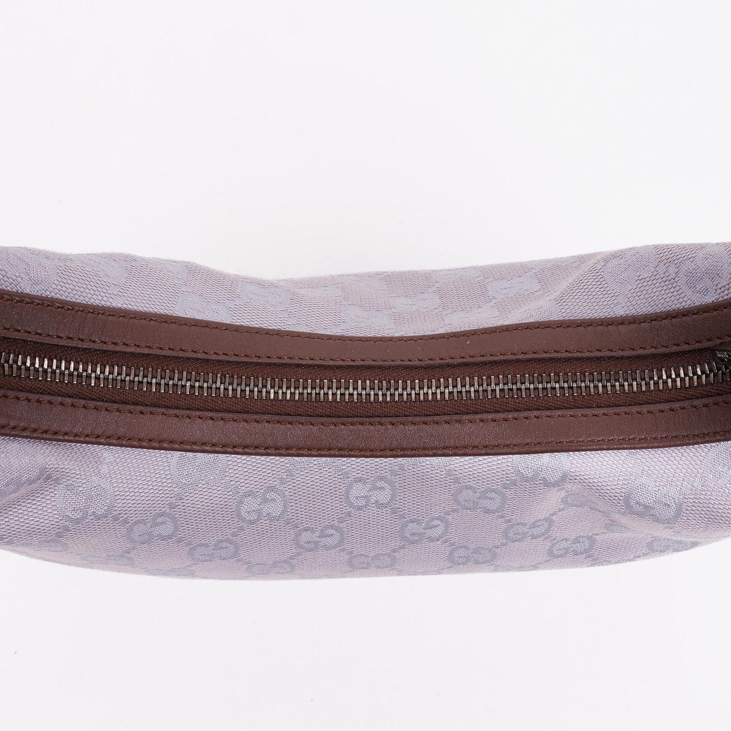 Gucci Lila GG Canvas Schulter-Hobo-Tasche