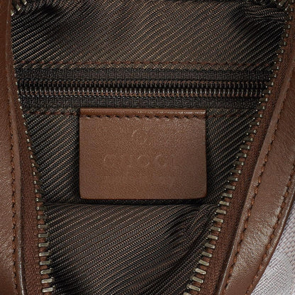Gucci Lila GG Canvas Schulter-Hobo-Tasche