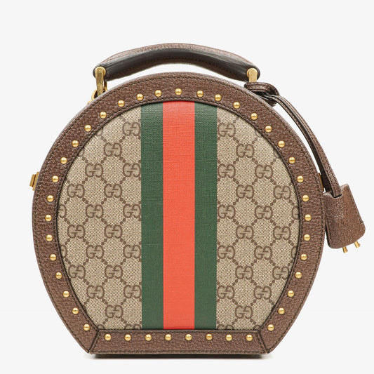 Gucci Savoy Extra Small Hutkoffer aus Web GG Supreme Canvas