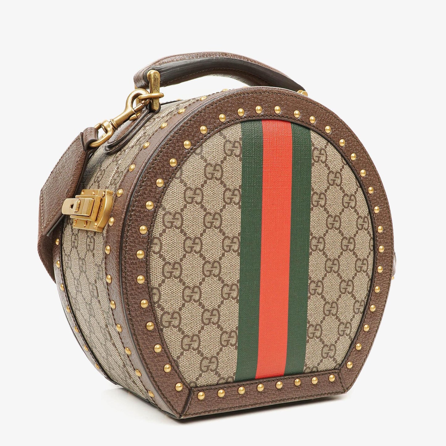 Gucci Savoy Extra Small Hutkoffer aus Web GG Supreme Canvas
