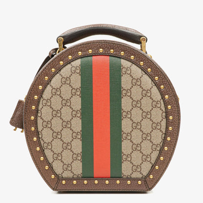 Gucci Savoy Extra Small Hutkoffer aus Web GG Supreme Canvas