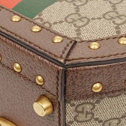 Gucci Savoy Extra Small Hutkoffer aus Web GG Supreme Canvas