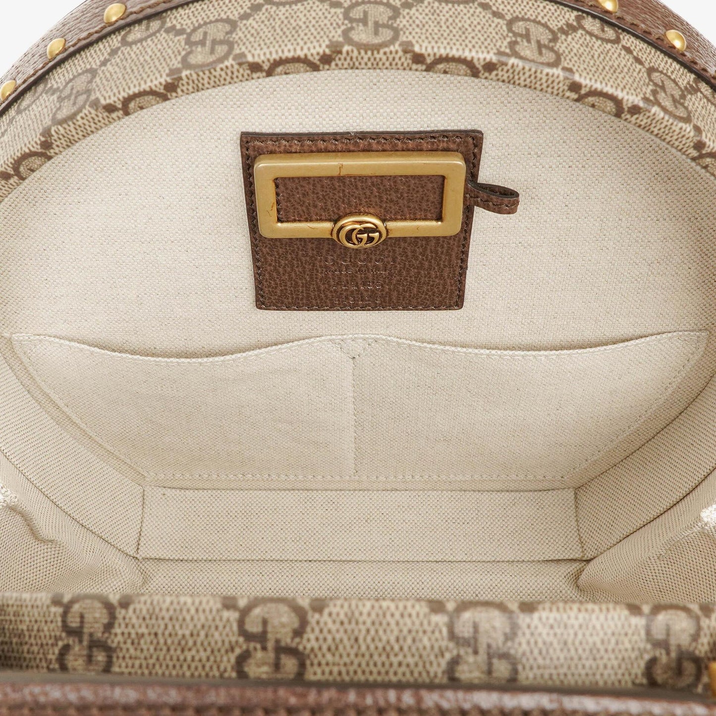 Gucci Savoy Extra Small Hutkoffer aus Web GG Supreme Canvas