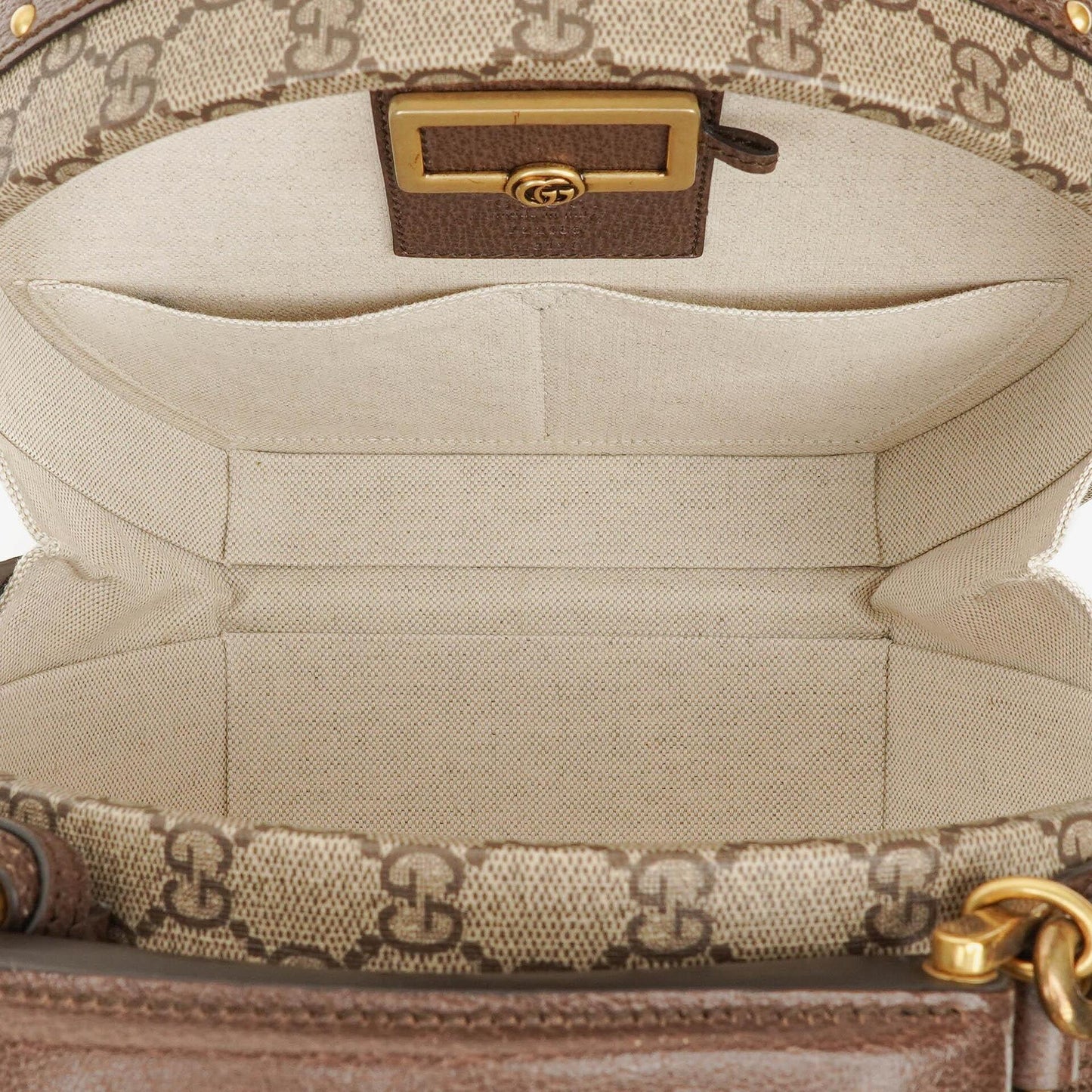 Gucci Savoy Extra Small Hutkoffer aus Web GG Supreme Canvas