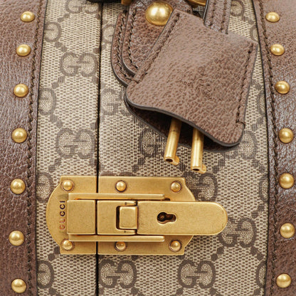 Gucci Savoy Extra Small Hutkoffer aus Web GG Supreme Canvas