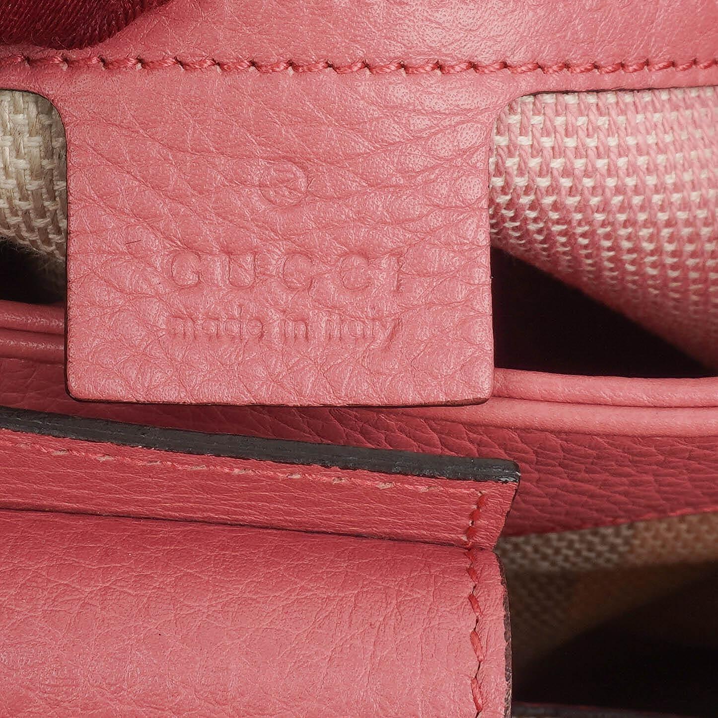 Gucci Shopper Bamboo Raffia Tote Tasche