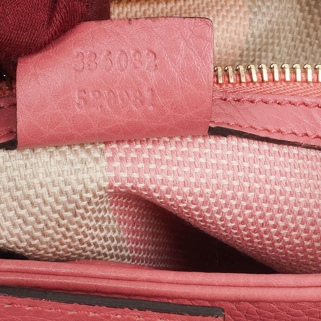 Gucci Shopper Bamboo Raffia Tote Tasche