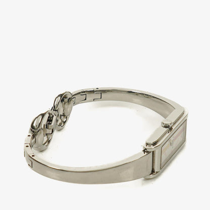 Gucci 109 Damenarmbanduhr aus silberfarbenem Edelstahl