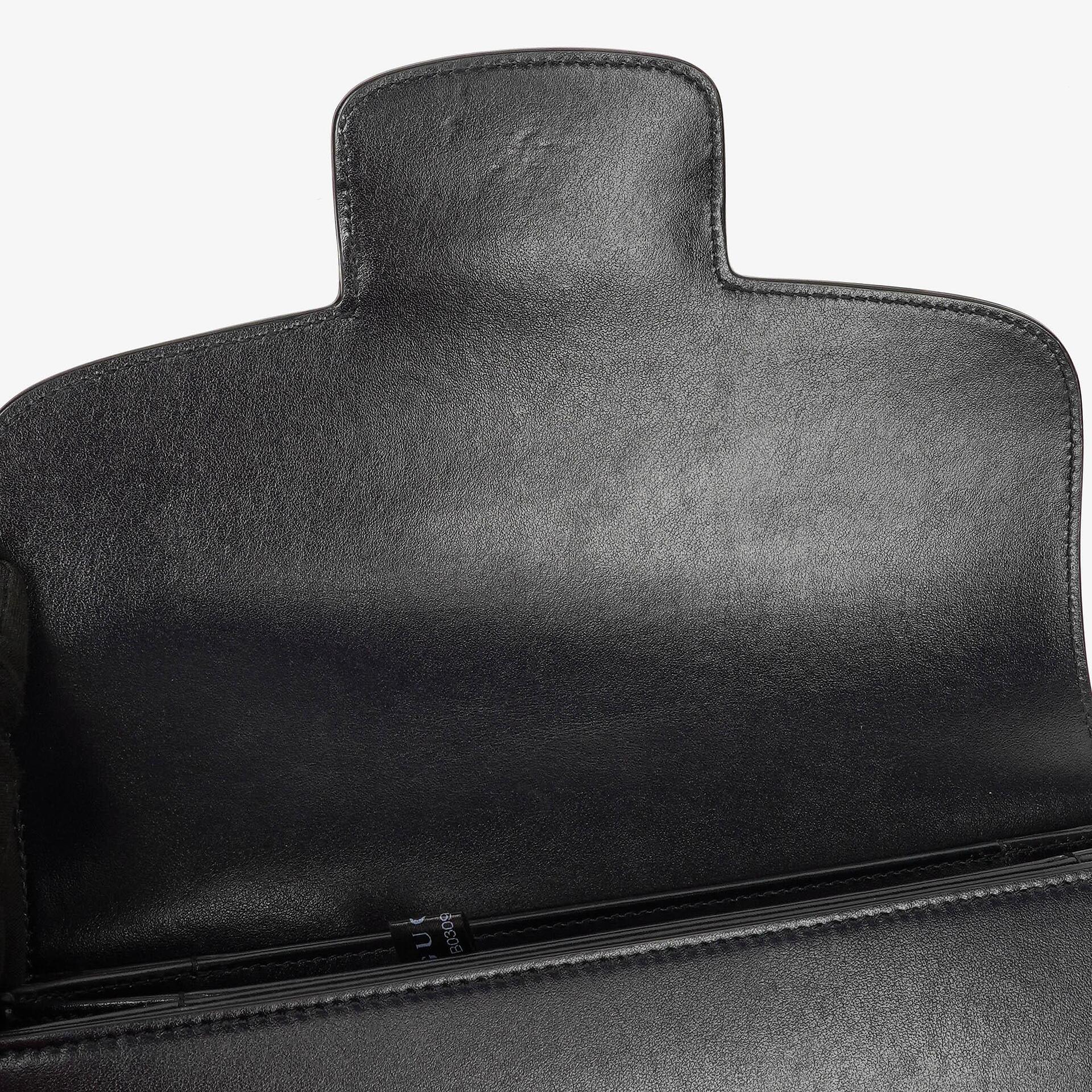 Gucci Kleine Horsebit 1955 Schultertasche aus dunkelblauem Leder