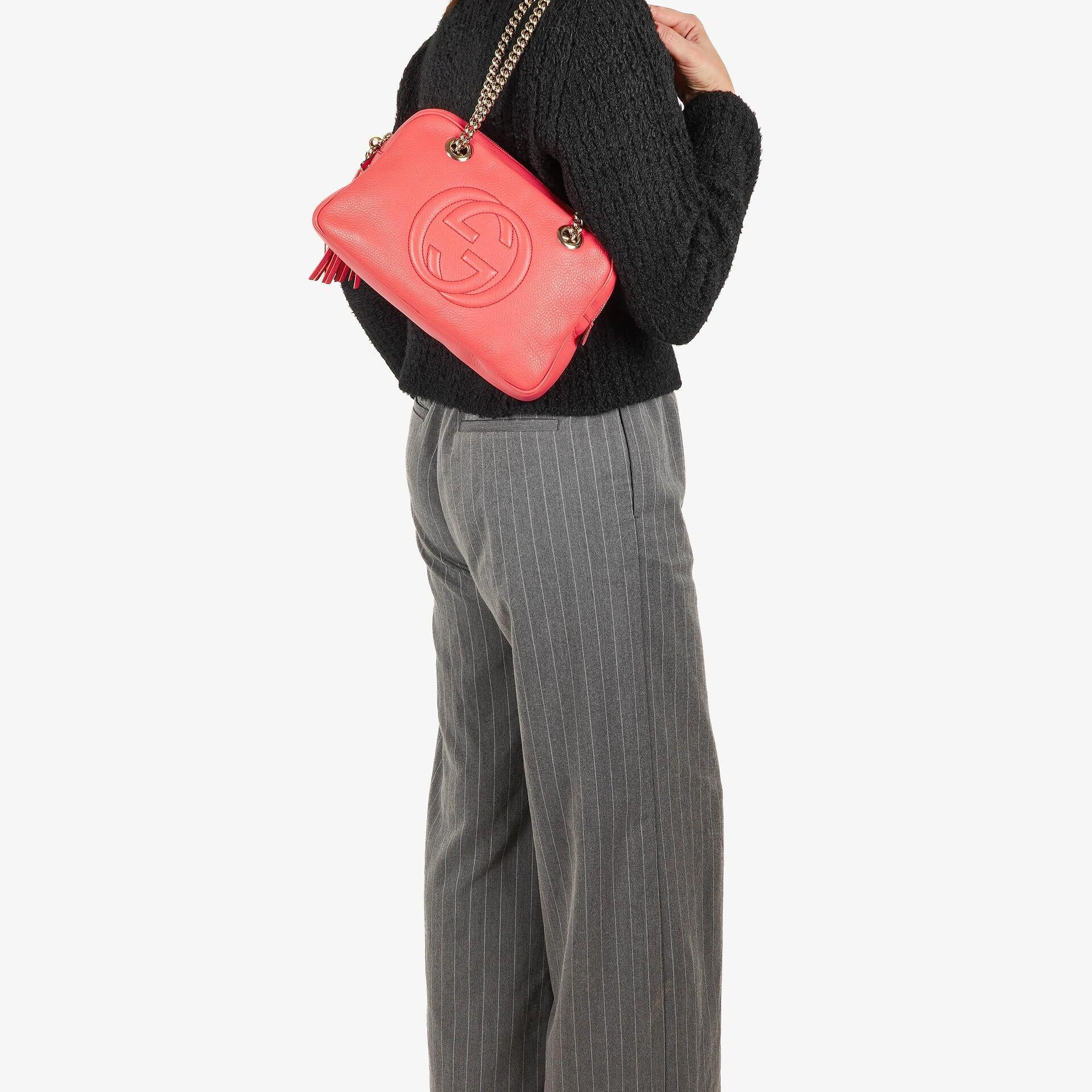 Gucci Kleine Soho Tasche aus Leder