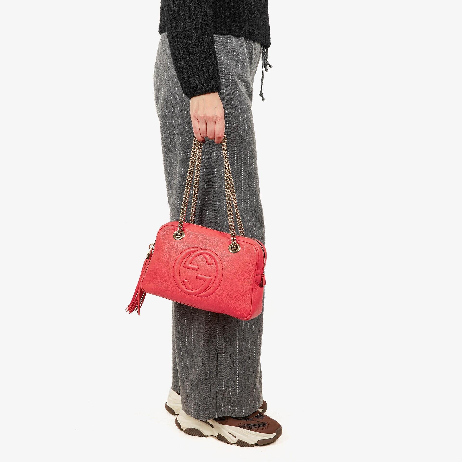 Gucci Kleine Soho Tasche aus Leder