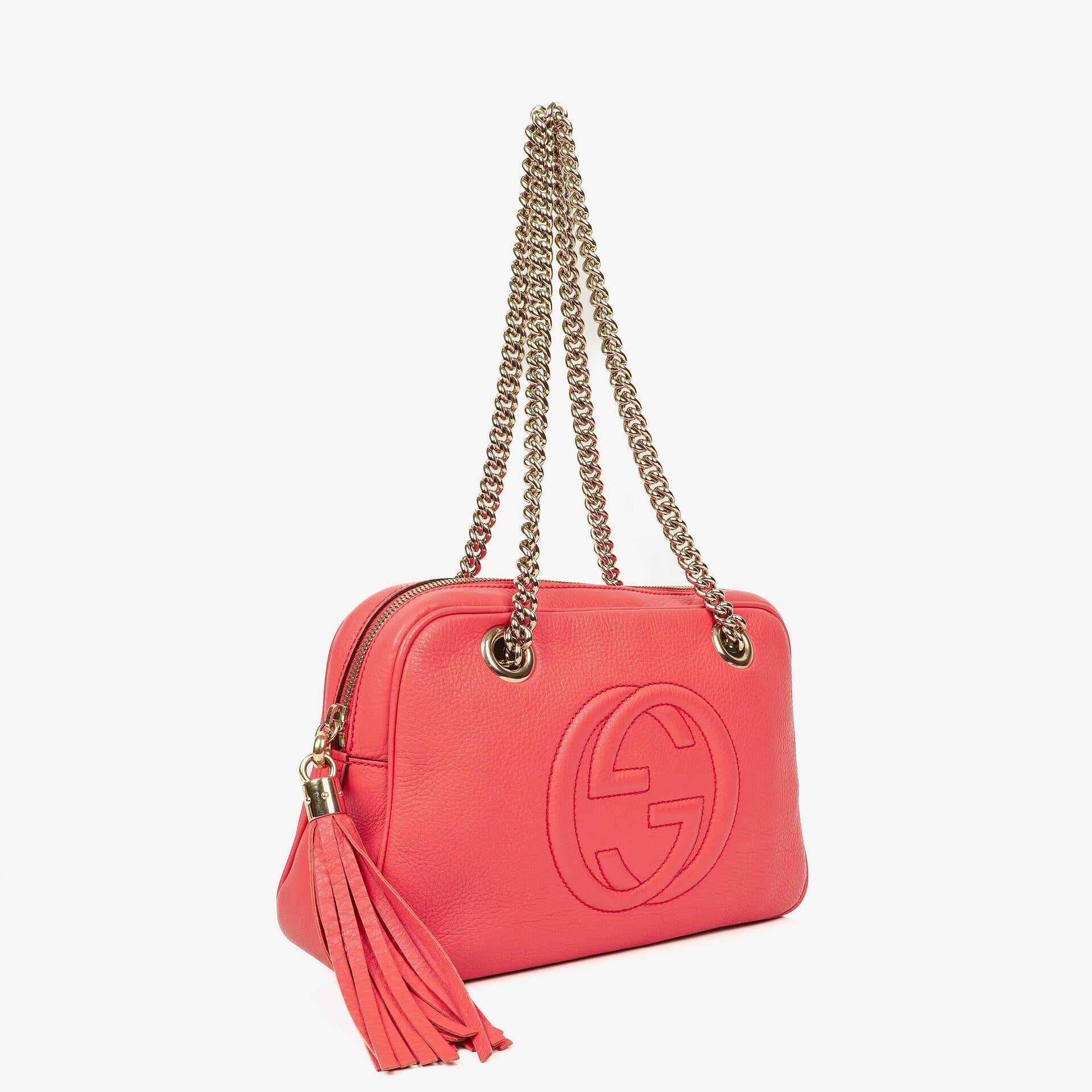 Gucci Kleine Soho Tasche aus Leder