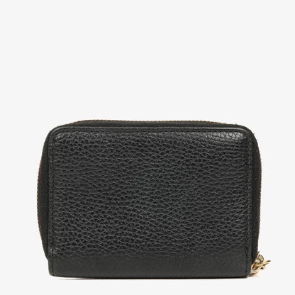 Gucci Soho Münzetui aus schwarzem Leder