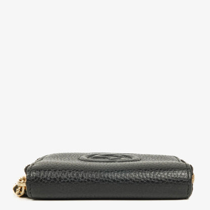 Gucci Soho Münzetui aus schwarzem Leder