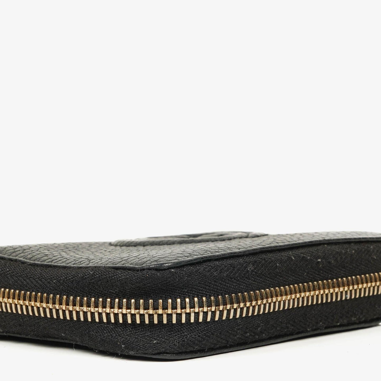 Gucci Soho Münzetui aus schwarzem Leder