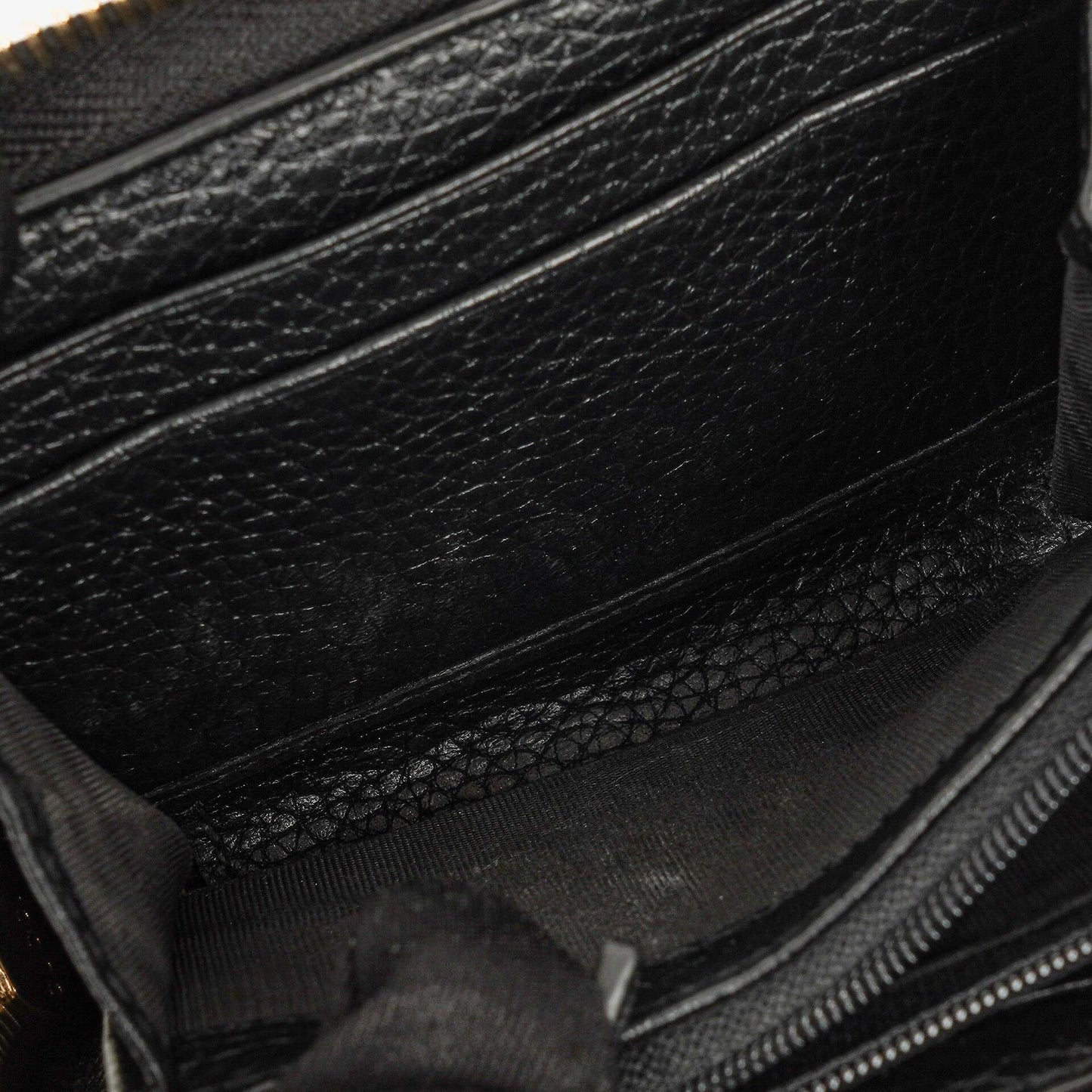 Gucci Soho Münzetui aus schwarzem Leder