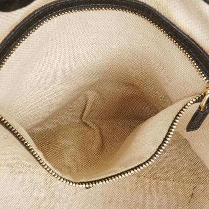 Gucci Soho Schwarze Genarbte Kalbsleder Tote-Tasche