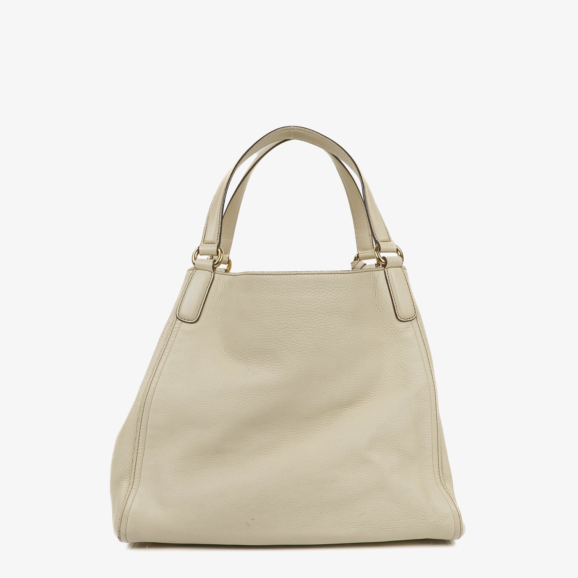 Gucci Soho Tote Tasche aus neutralfarbenem Leder