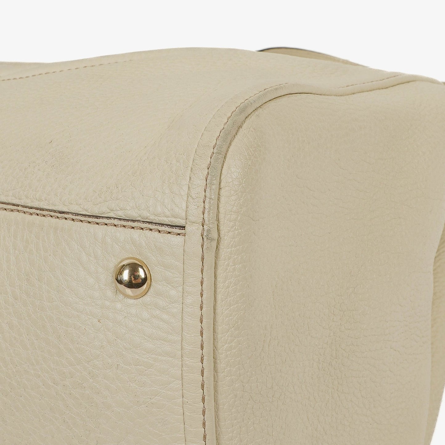 Gucci Soho Tote Tasche aus neutralfarbenem Leder