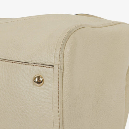 Gucci Soho Tote Tasche aus neutralfarbenem Leder