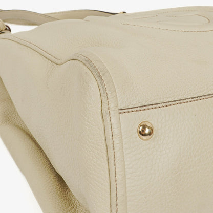 Gucci Soho Tote Tasche aus neutralfarbenem Leder