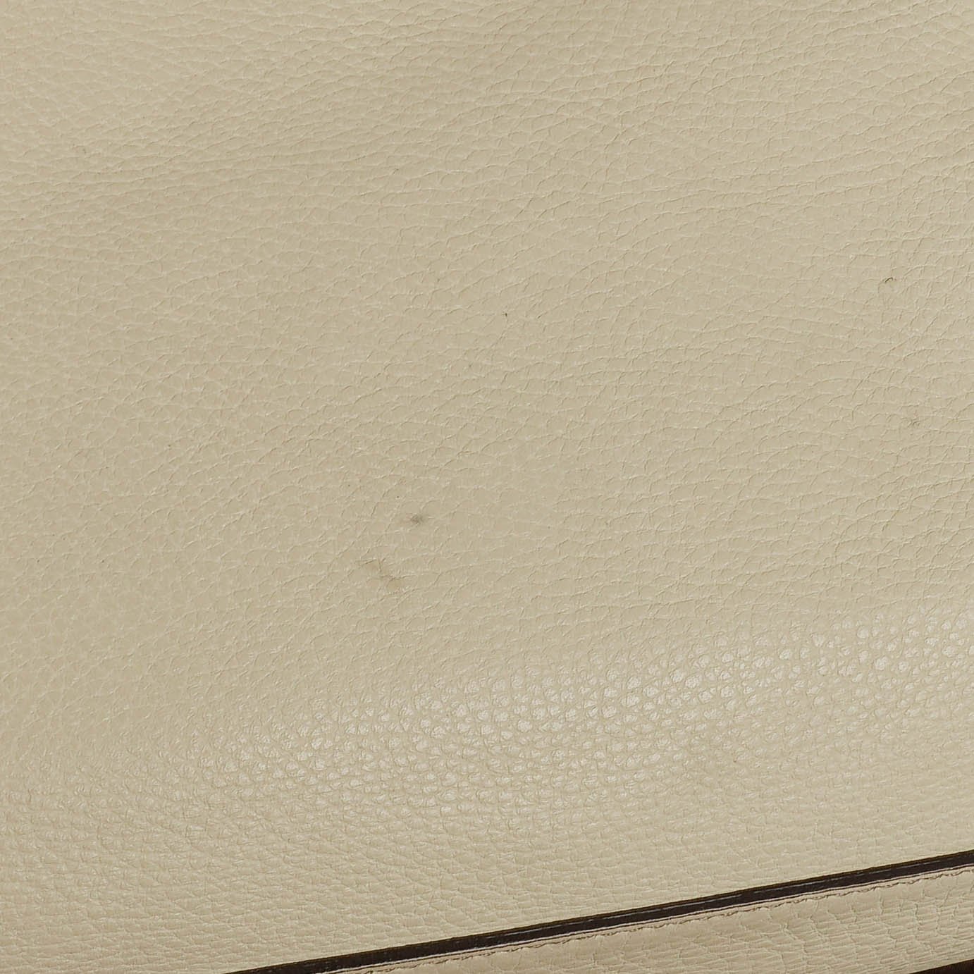 Gucci Soho Tote Tasche aus neutralfarbenem Leder