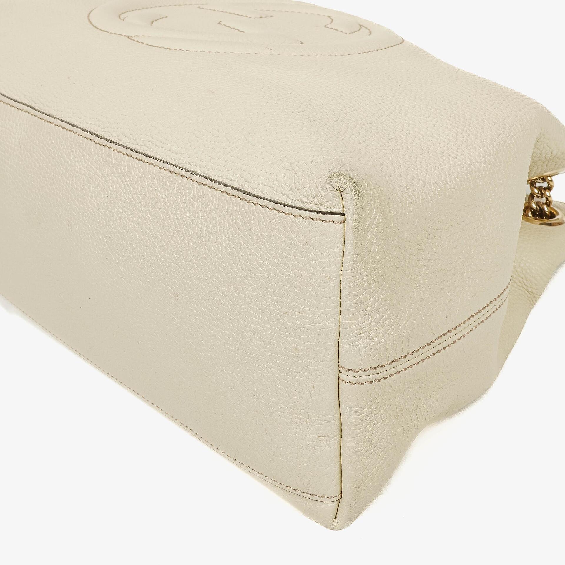 Gucci Soho Chain Tote Bag aus genarbtem Kalbsleder
