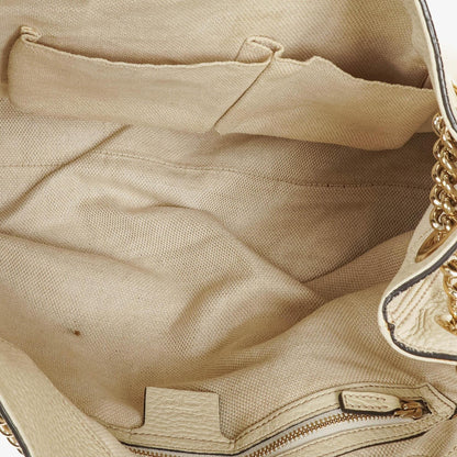 Gucci Soho Chain Tote Bag aus genarbtem Kalbsleder