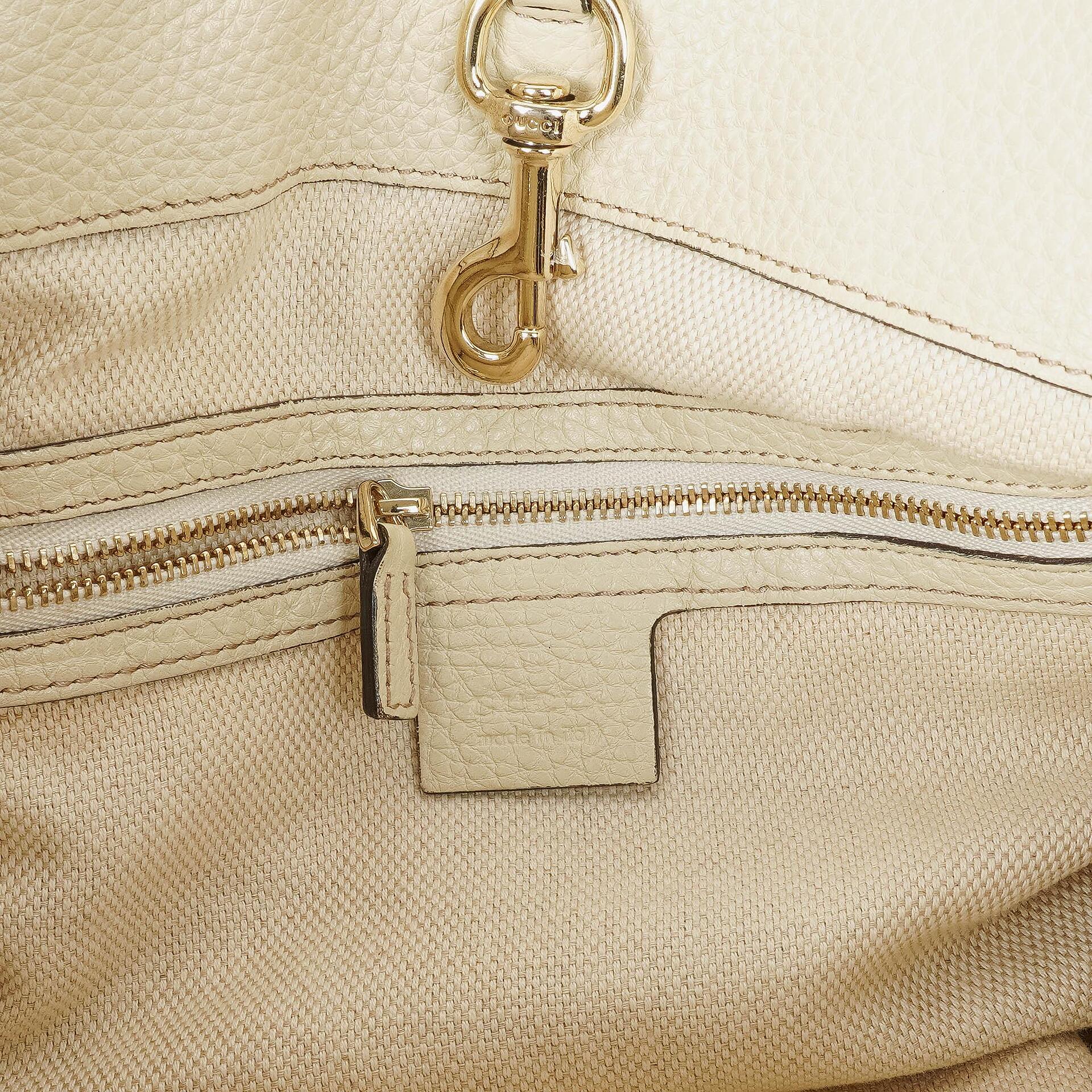 Gucci Soho Chain Tote Bag aus genarbtem Kalbsleder